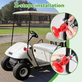 10L0L red finish horn enhances visibility and style.
