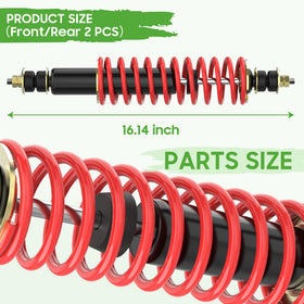 10L0L red springs detail highlights durable coil components