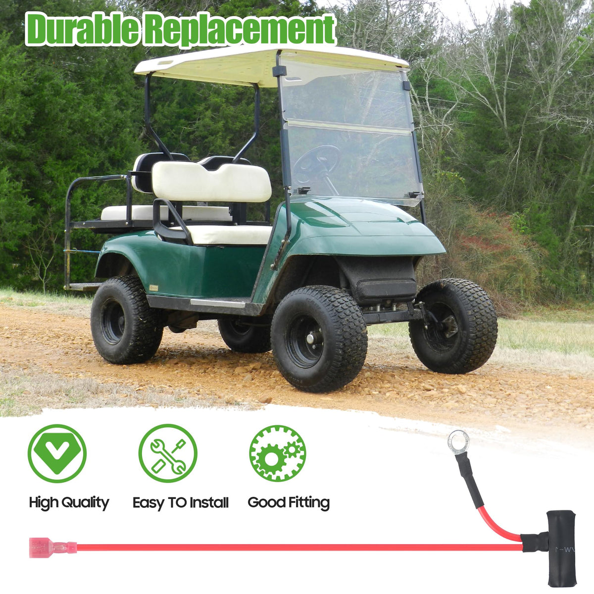 Durable materials in 10L0L EZGO reed switch assembly for longevity
