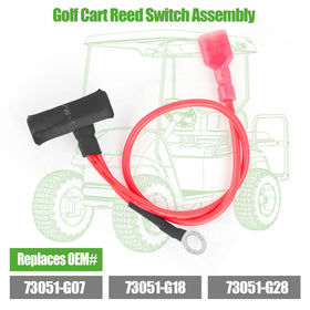 Easy installation of 10L0L reed switch inside EZGO charger receptacle