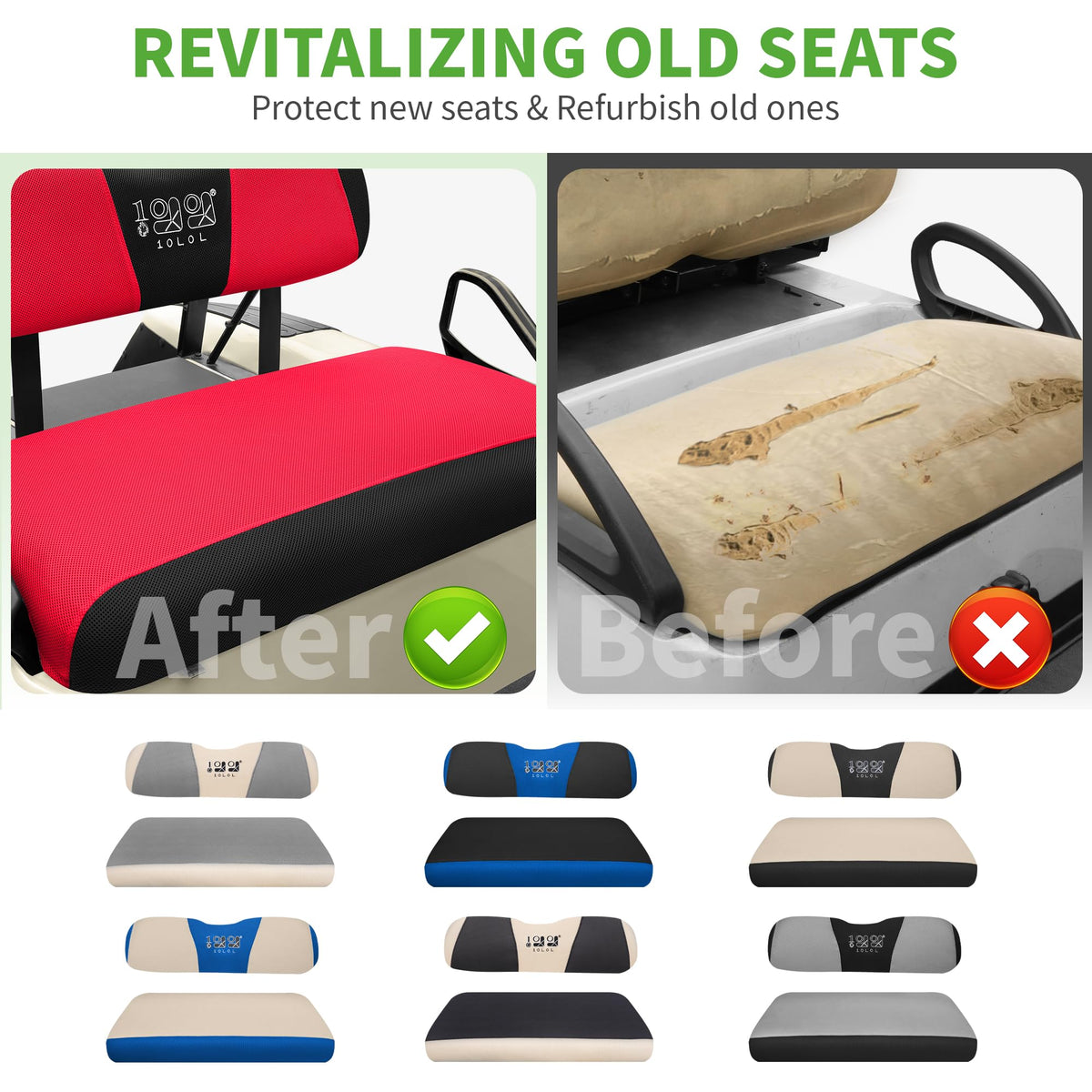 10L0L reinforced edges prevent slipping during use.