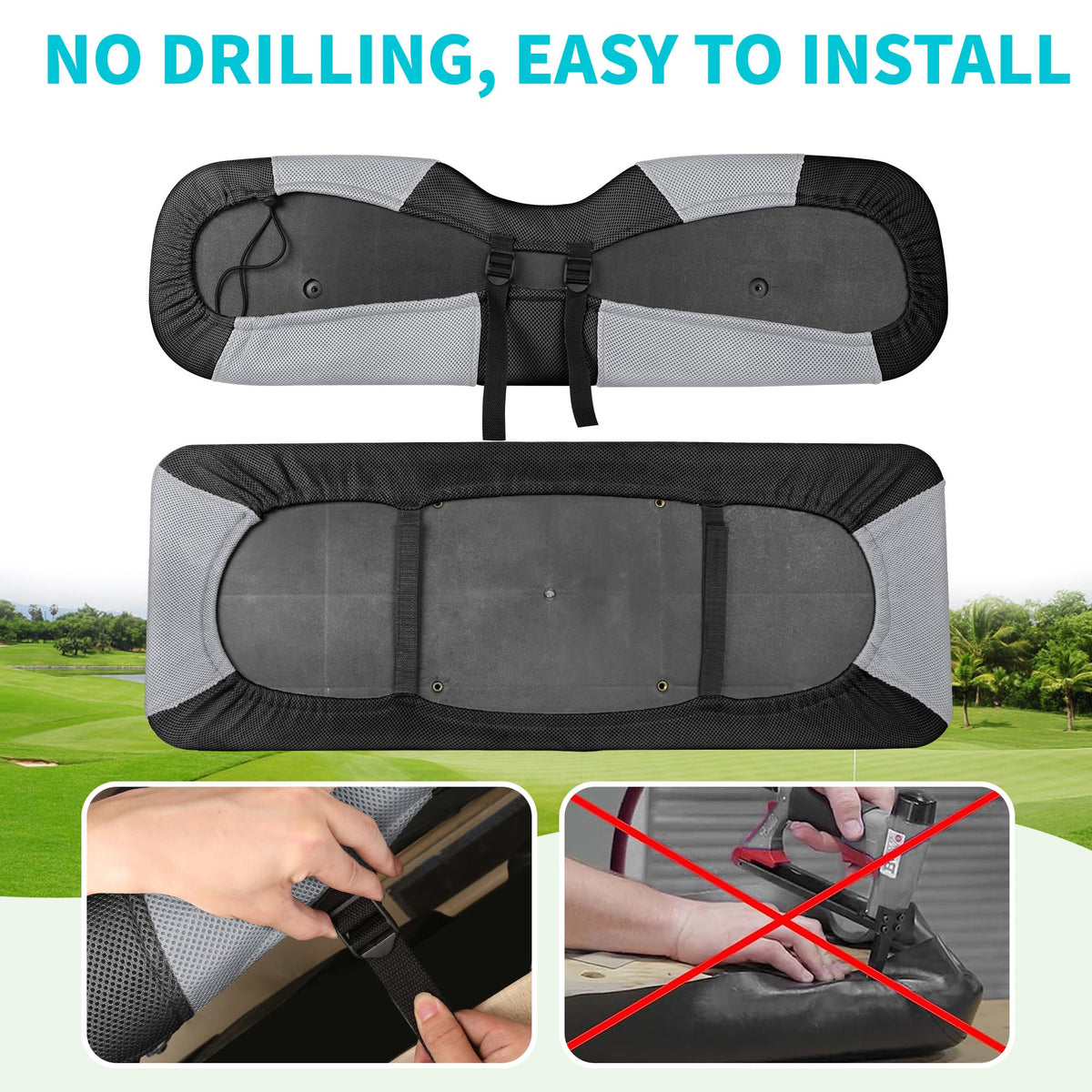 10L0L renews look and protects rear seat against dirt and scratches.