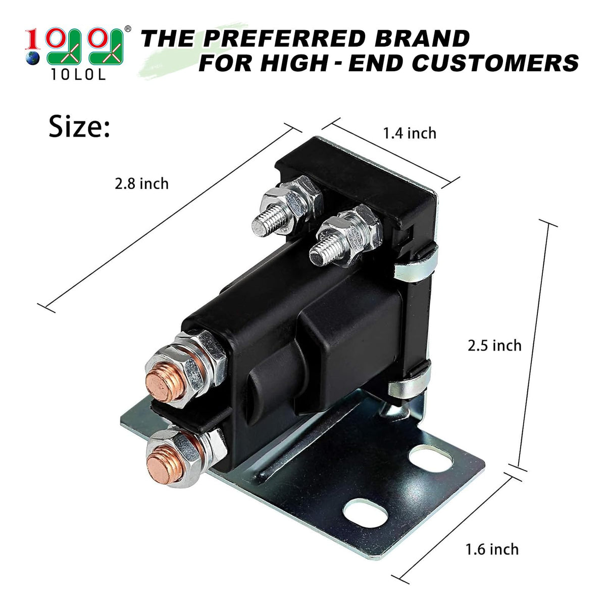 Replacement solenoid compatible with OEM 16542G1 for gas EZGO carts