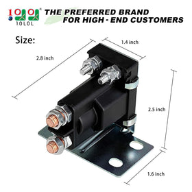 Replacement solenoid compatible with OEM 16542G1 for gas EZGO carts