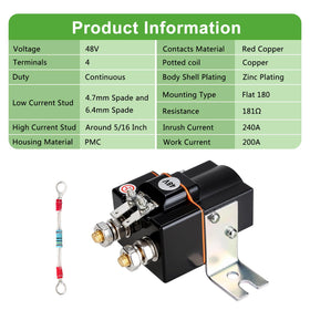 Resistor component designed to optimize 48V solenoid performance.