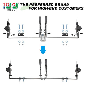 10L0L retractable front-seat belt allows quick length adjustments for comfort