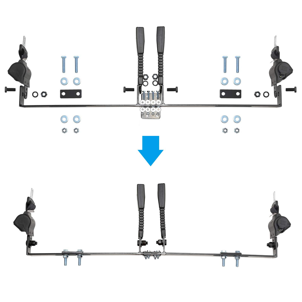 42 inch retractable belt length suitable for front or rear seat.
