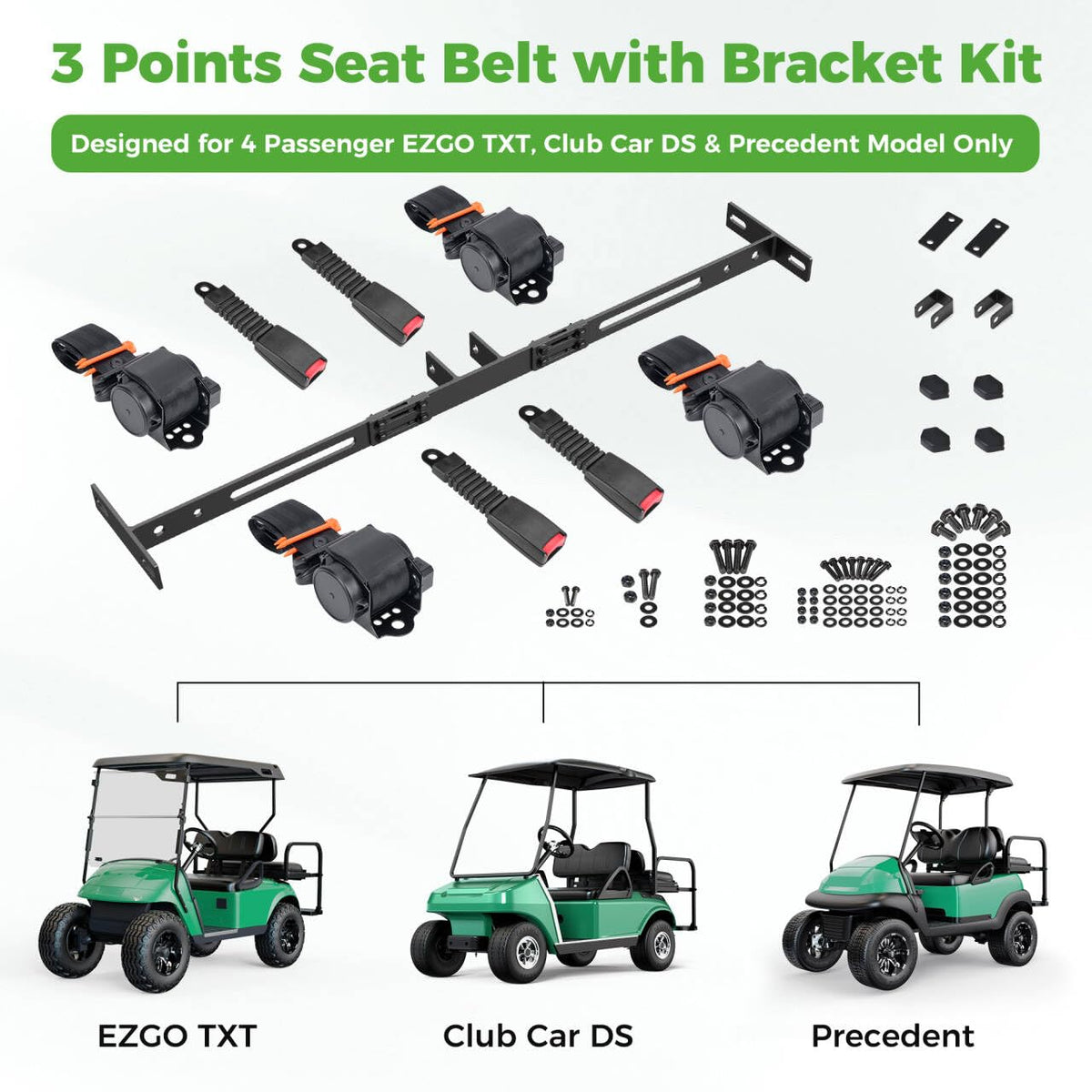 10L0L retractable belt assembly with adjustable length for comfort
