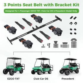10L0L retractable belt assembly with adjustable length for comfort