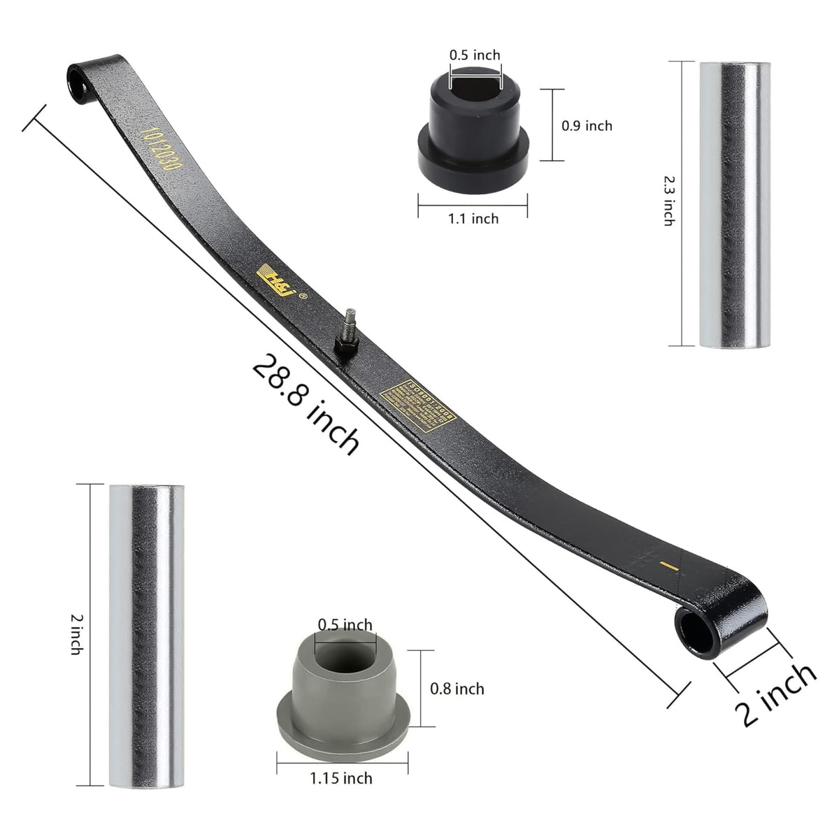 10L0L included spacers and bushings enable precise alignment during install