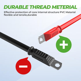 10L0L ring-terminal design improves corrosion resistance and secure connections.