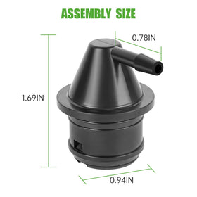 10L0L durable vent helps maintain steady fuel delivery during hill climbs