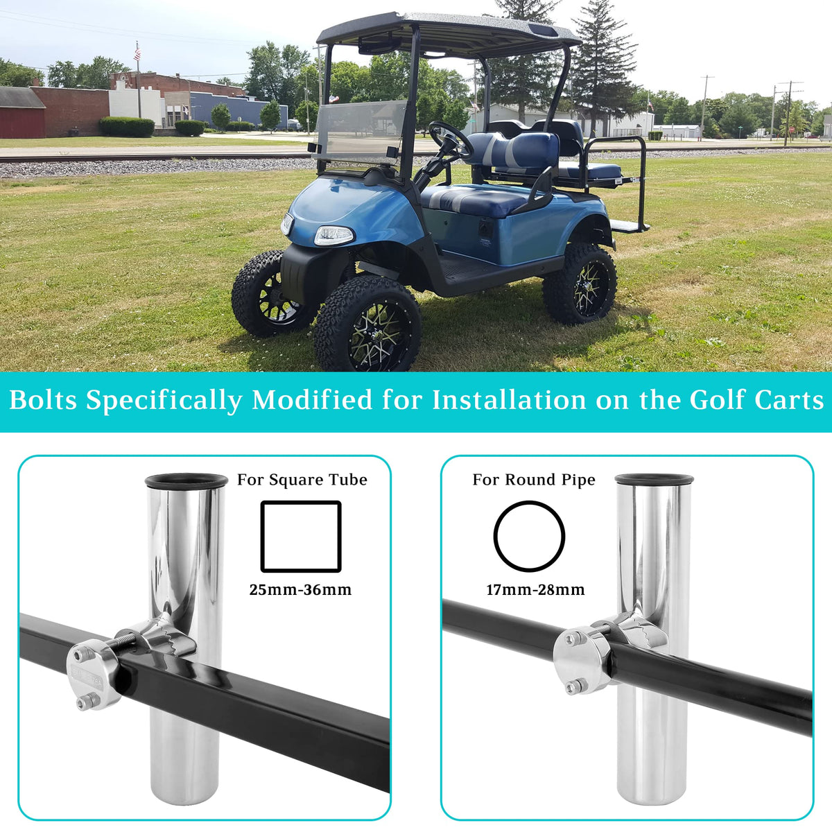 Easy installation on vertical or horizontal rails for versatile mounting