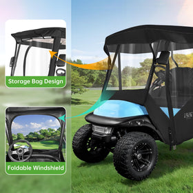 10L0L roll-up windows and dual zippers enable breeze and quick access
