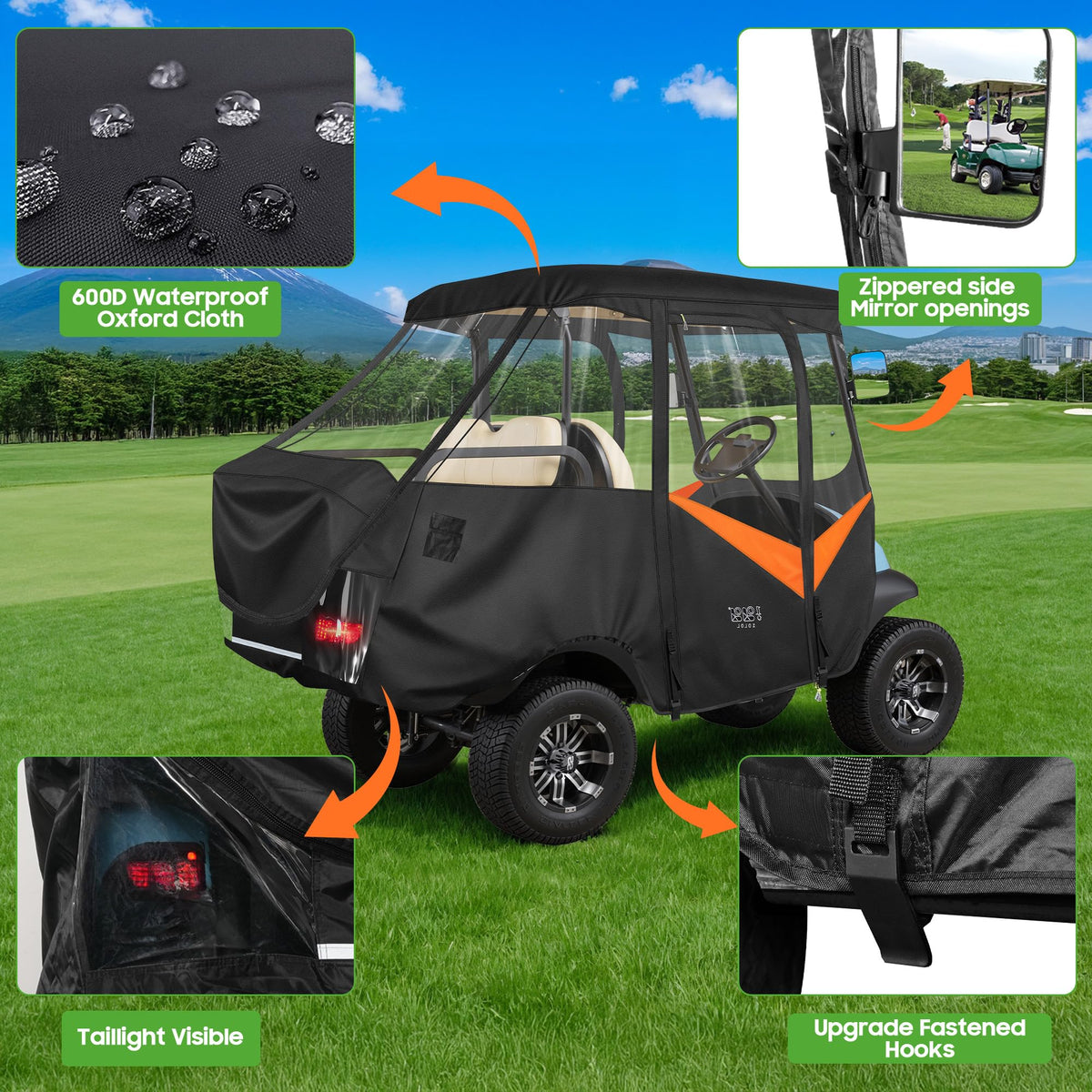 10L0L roof dimensions 57.5 by 43.5 inches for standard short roof