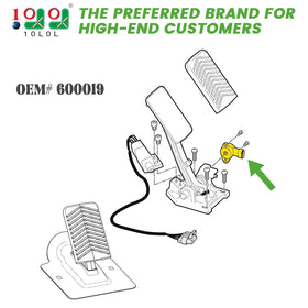 10L0L rotary position sensor for EZGO RXV 2008+ with precise readings