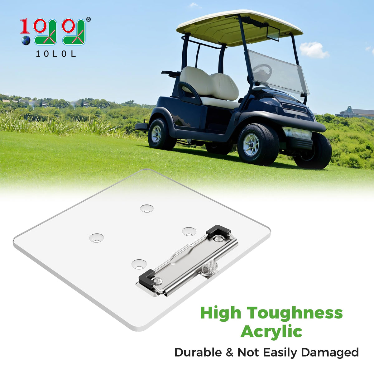 10L0L rubber base protects scorecards from damage