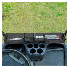10L0L rubberized steel mesh basket delivers sturdy, wobble-free fit.