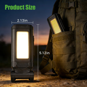 10L0L rugged ABS aluminum body for outdoor durability
