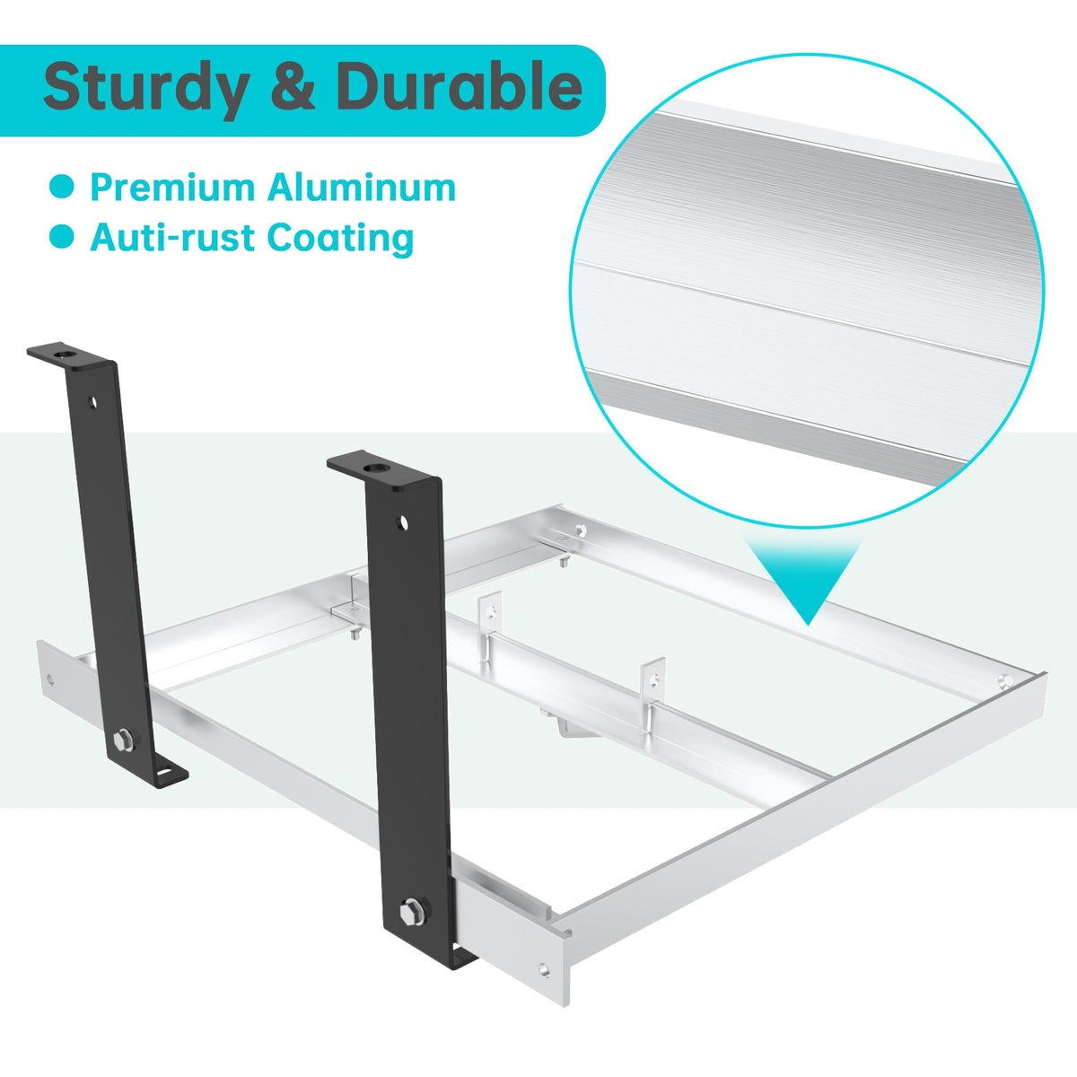 10L0L rust-resistant aluminum construction offers lasting strength