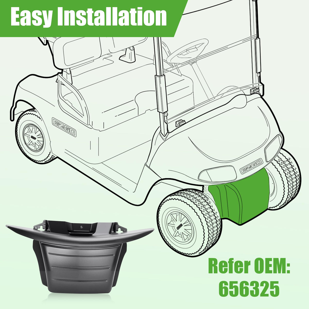 10L0L RXV bumper package includes one front bumper for easy swap.