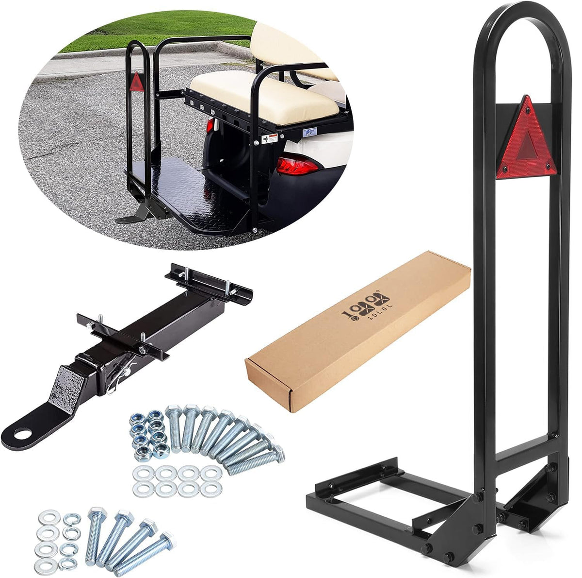 10L0L safety-focused rear passenger accessory for improved ride comfort