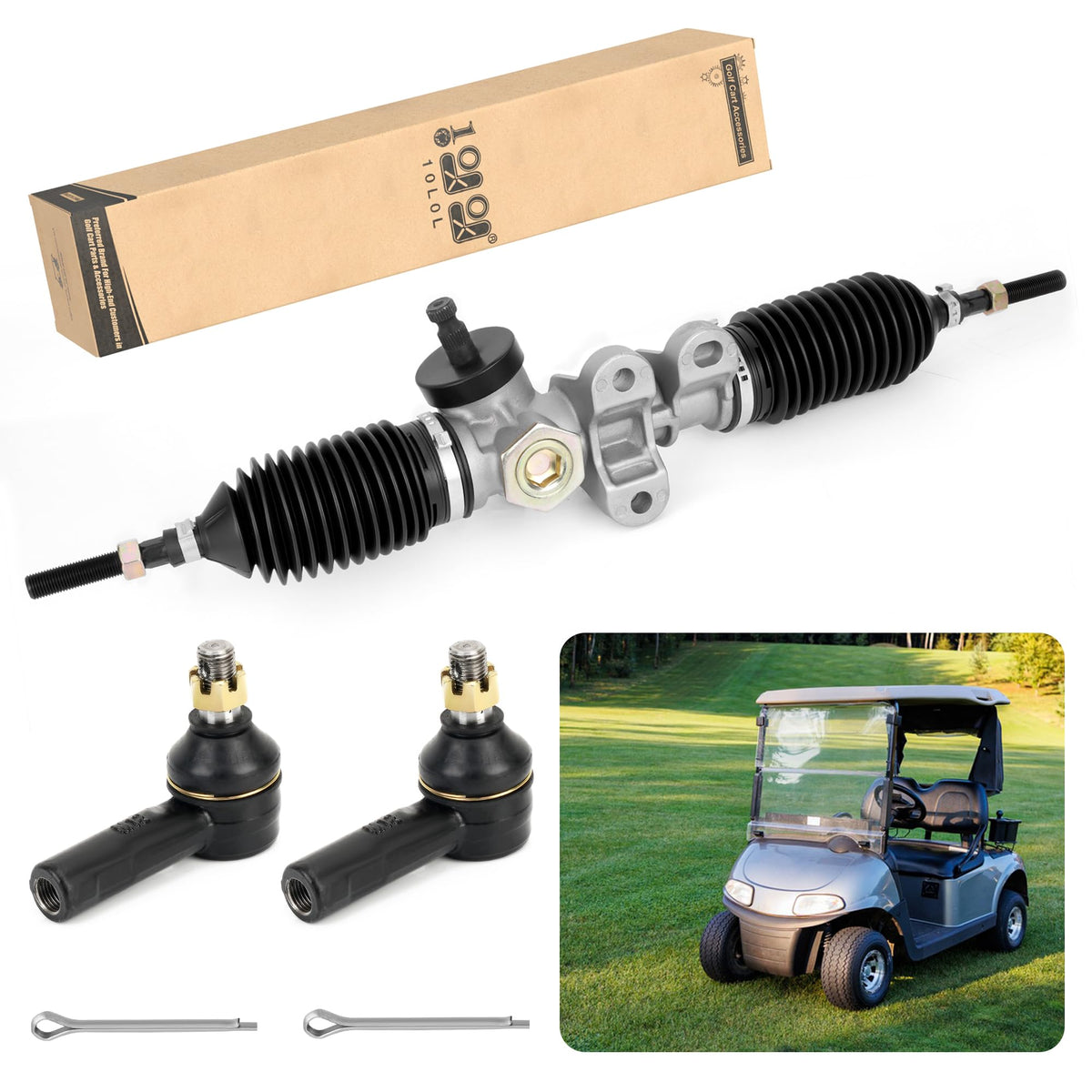 10l0l safety-enhanced steering boosts control on uneven terrains and greens.