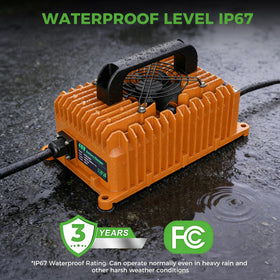 10L0L safety system guards against overcharge and short circuits.