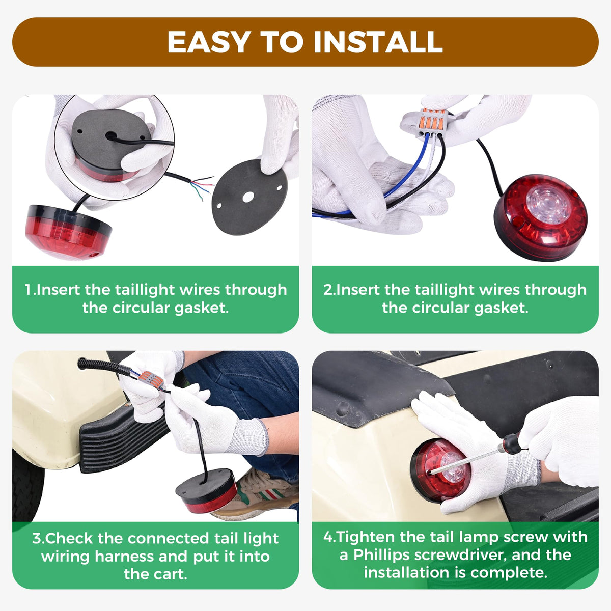 10L0L kit includes screws, gaskets, and switch for easy mounting