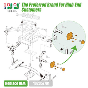 10L0L sealed bearing front hub enhances longevity and low-friction performance.