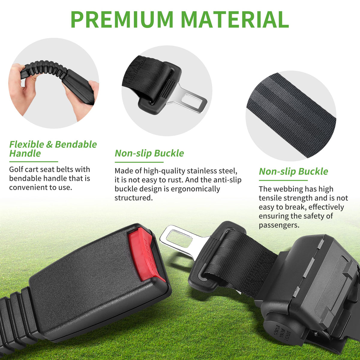 10L0L bendable-handle design enables easy belt operation