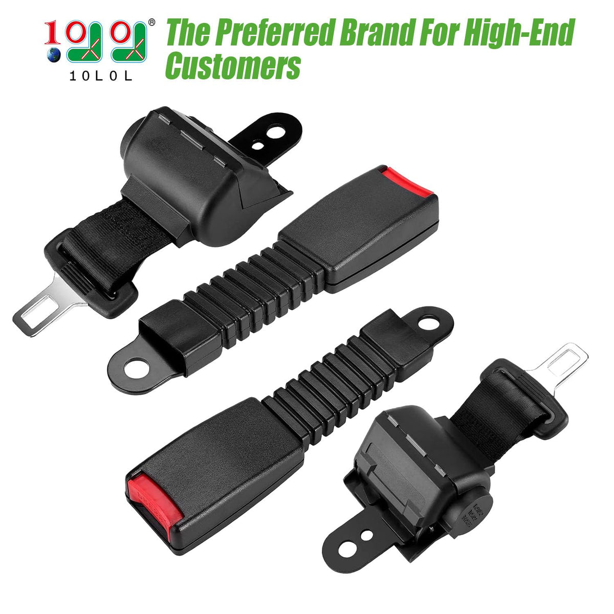 10L0L seat belt kit for rear seat improves passenger security on rough roads