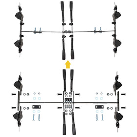 10L0L four retractable belts close-up