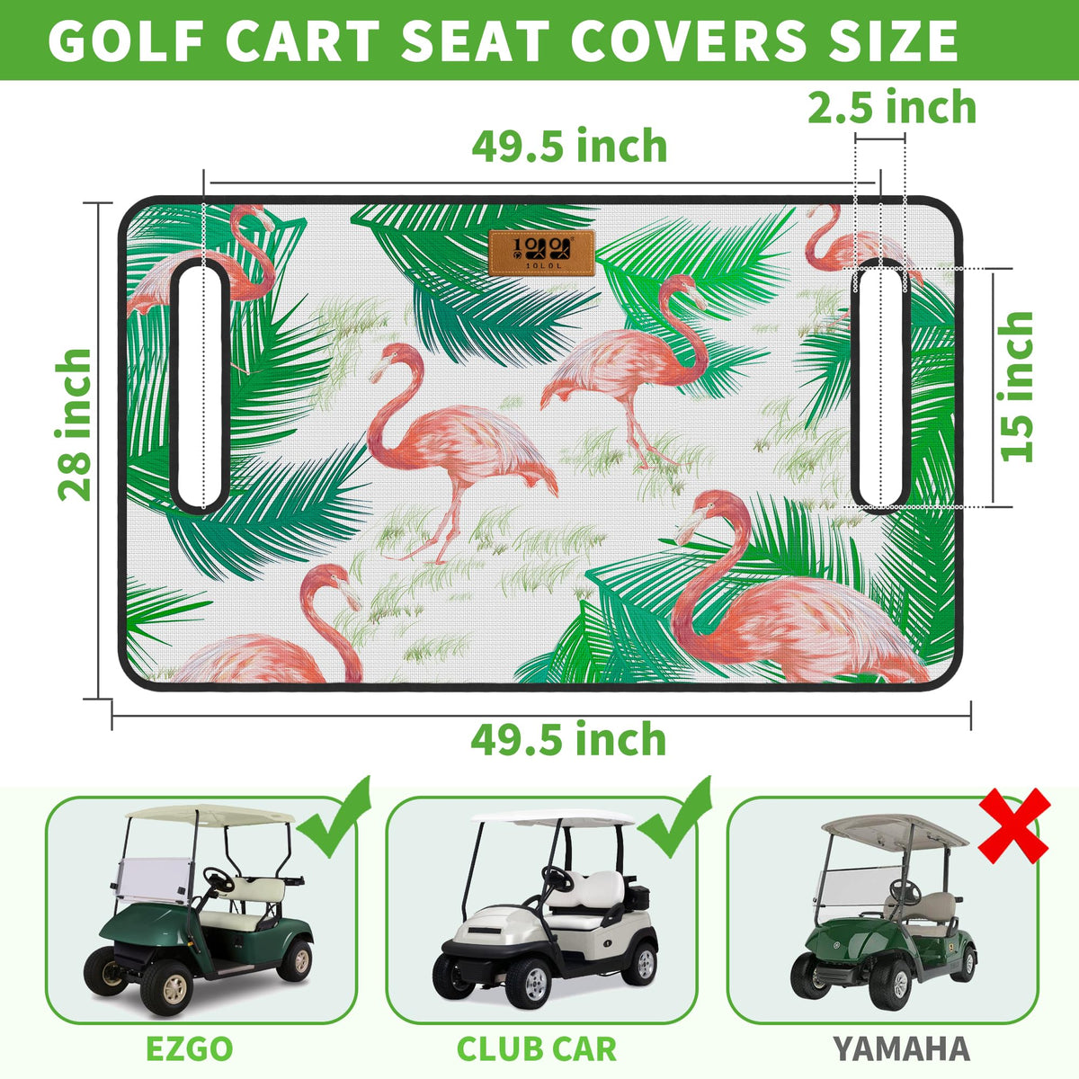 10L0L seat blanket with non-slip backing ensures secure seating.
