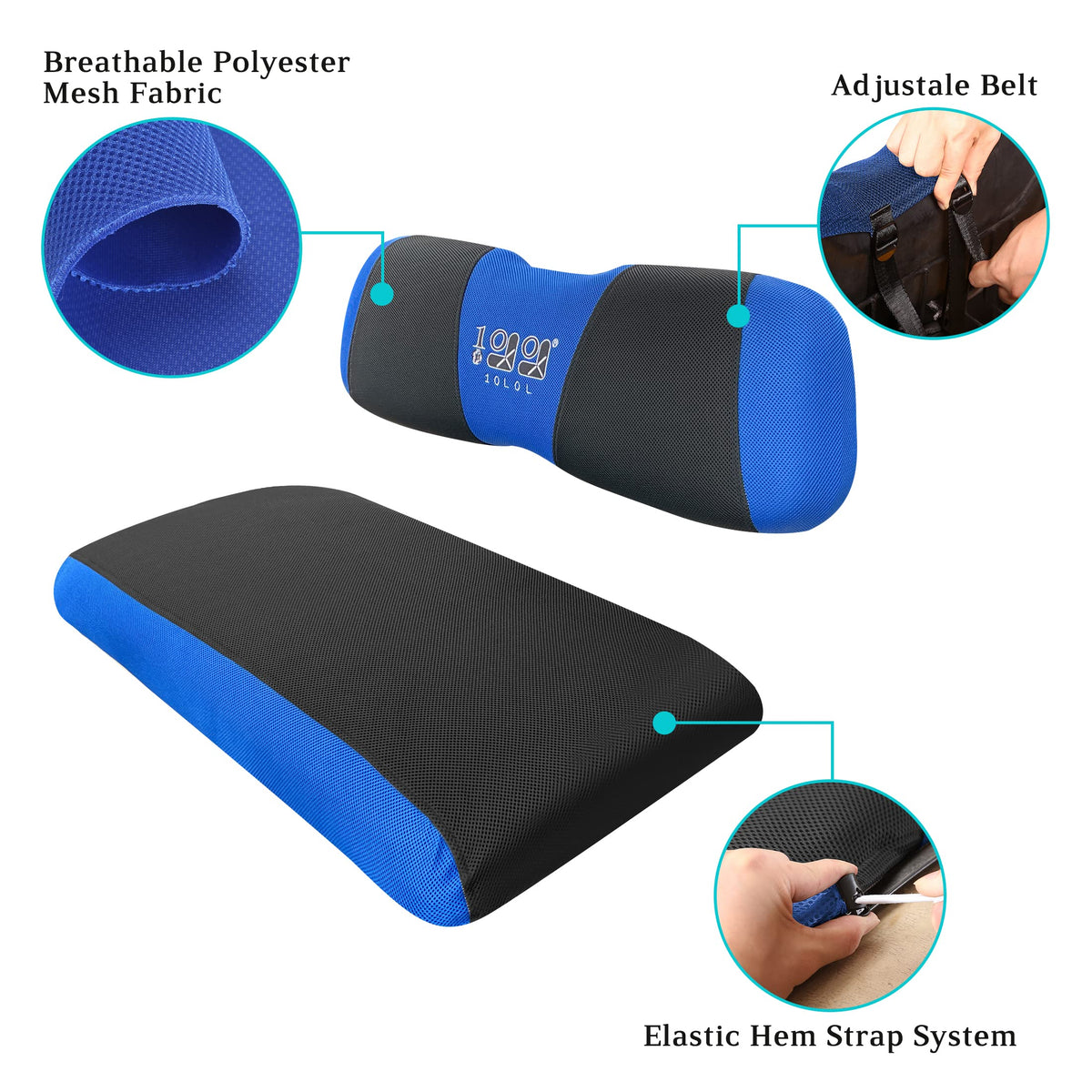 10L0L blue seat cover durable fabric to extend bench life