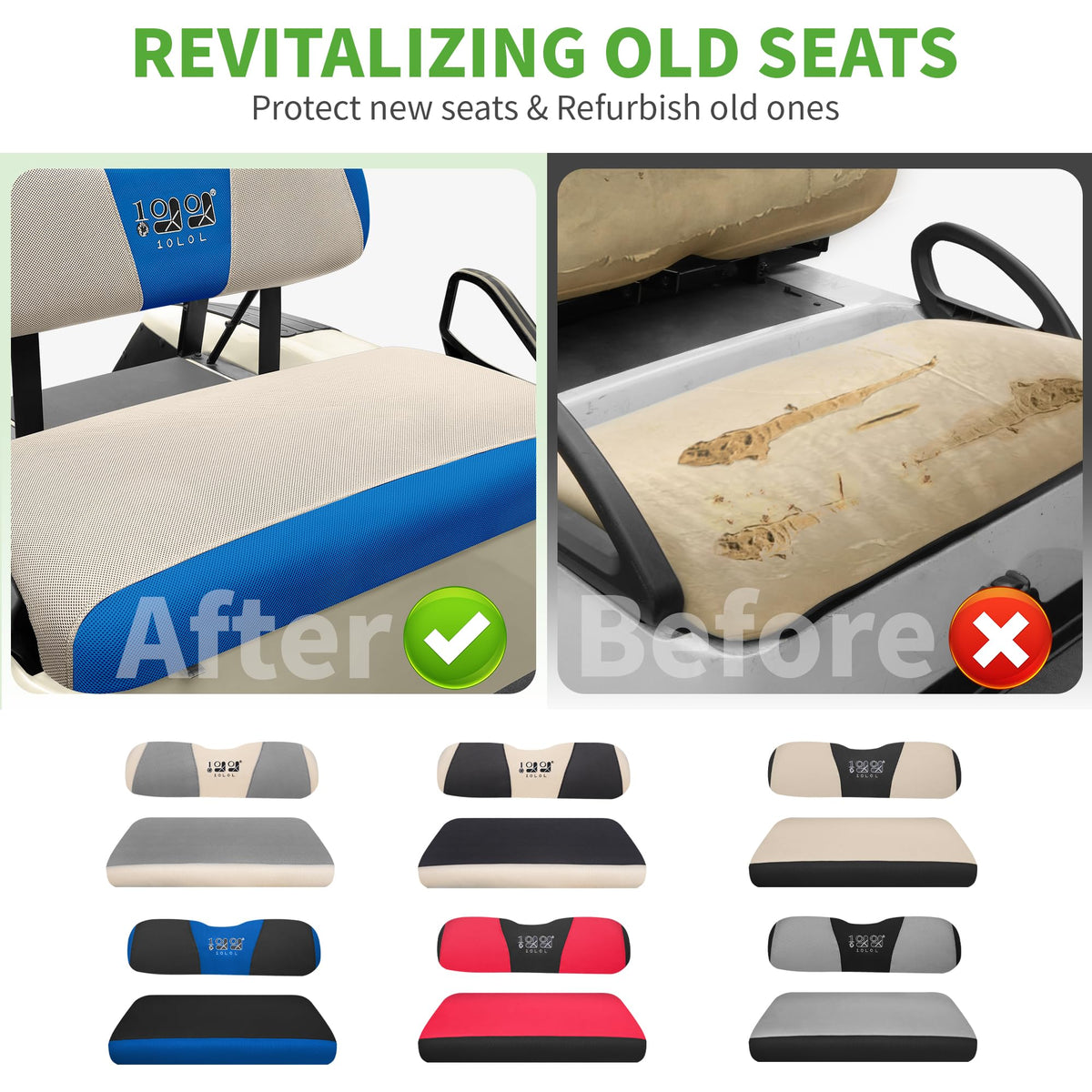 10L0L durable machine-washable seat cover for easy care