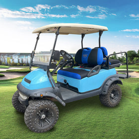 10L0L rear-seat cover installed on cart shows quick fit and protection