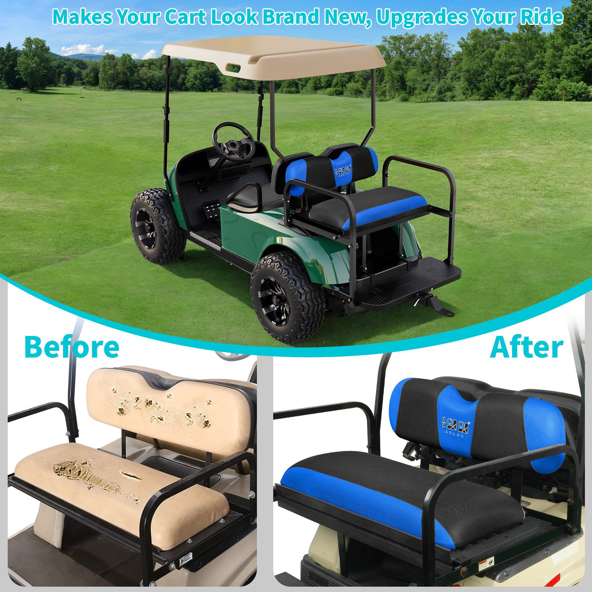 10L0L seat cover renews the look and shields against scratches.