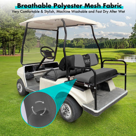 10L0L breathable polyester mesh fabric seat covers for all-season use