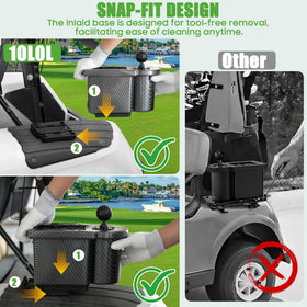 10L0L Separate Ball Cleaning Grooves remove dirt and stains efficiently