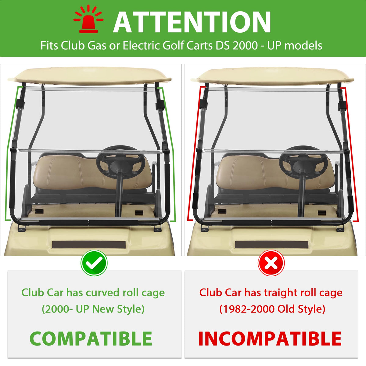 10L0L Shatterproof windshield reduces risk of impacts during play.