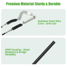 EZGO Workhorse shift cable installation with assembly-ready parts