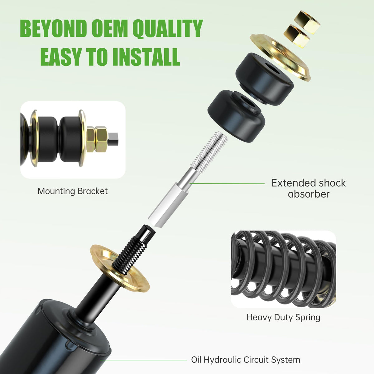 10L0L shock absorber packaging and labeling indicating compatibility