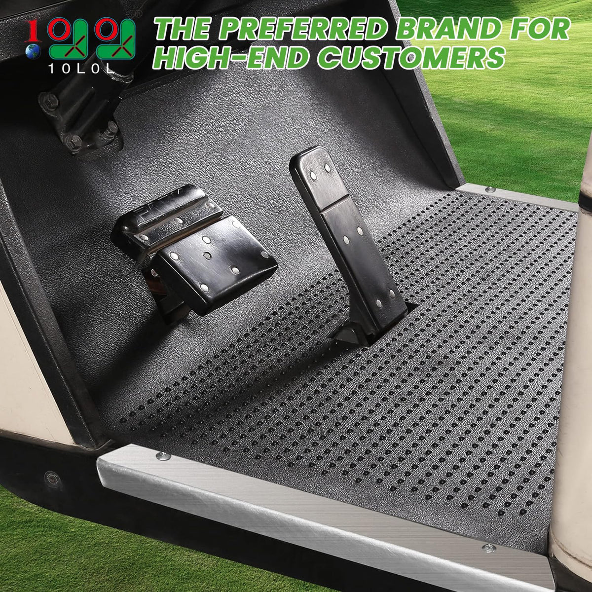 10L0L silica-gel floor mat material delivers durable, easy-clean protection.