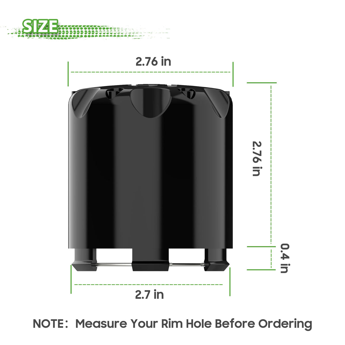 10L0L snap-in cap design simplifies installation and reduces effort.