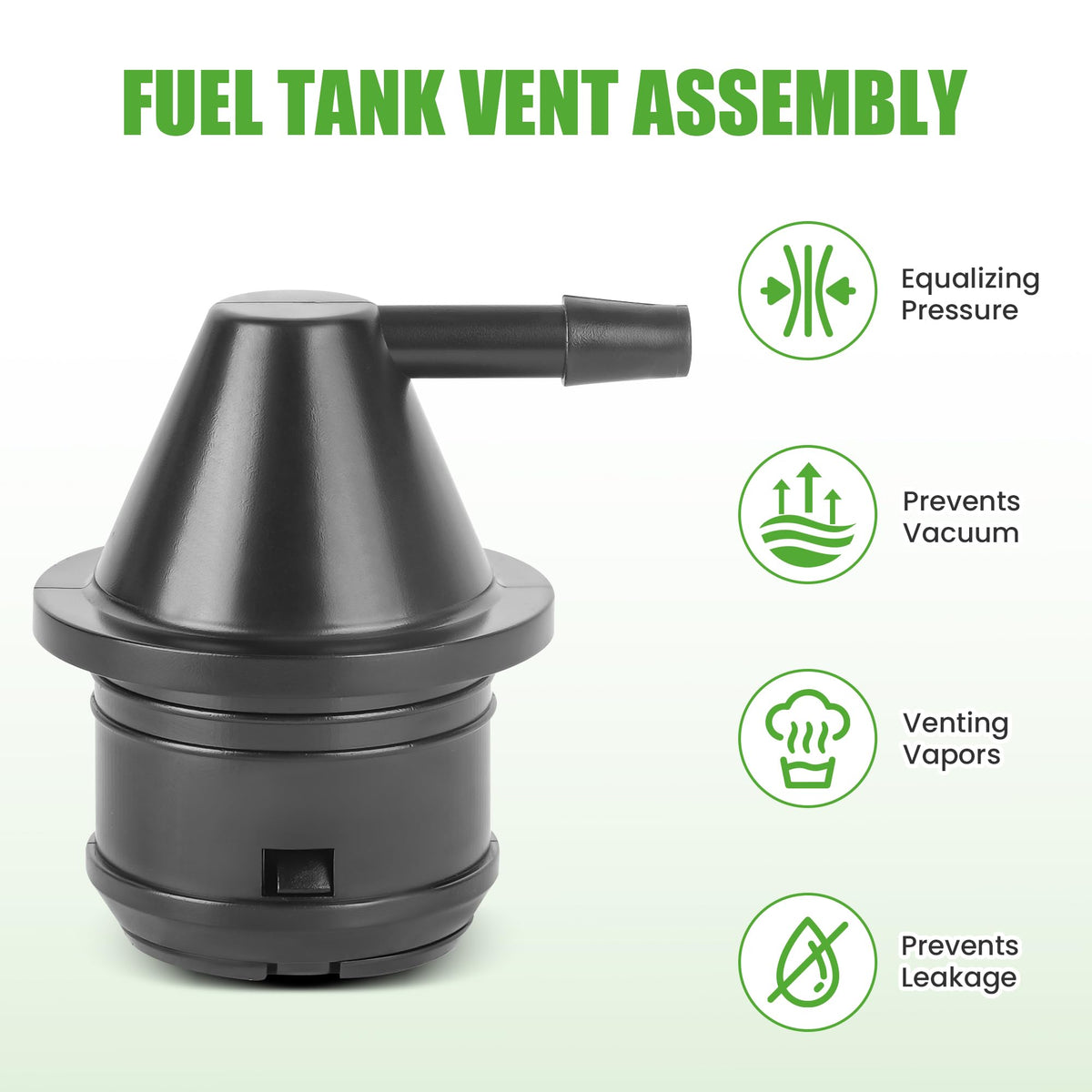 10L0L snap-on vent design allows tool-free replacement in seconds