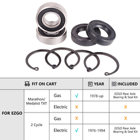 10L0L snap rings for EZGO rear axle installation