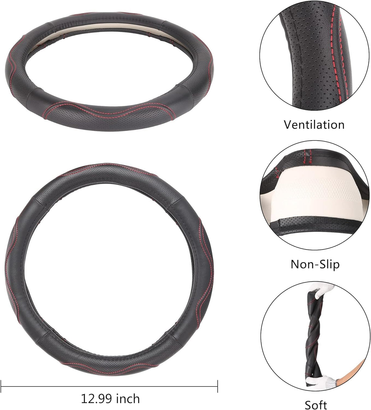 10L0L soft breathable touch highlights comfortable steering experience