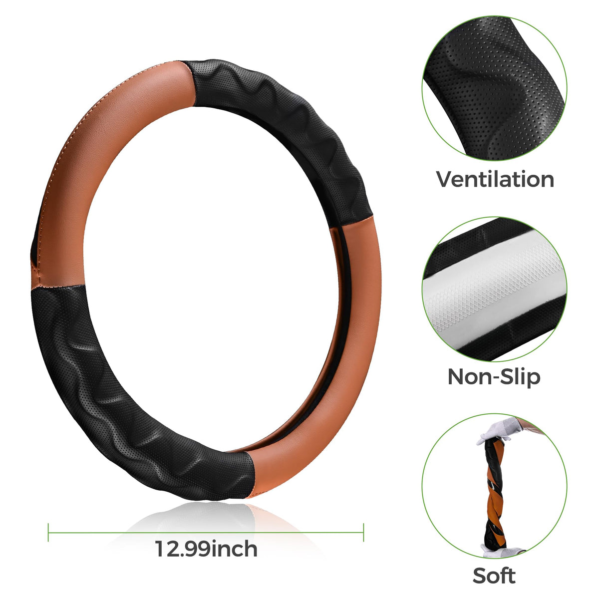 10L0L soft breathable surface reduces fatigue during long drives