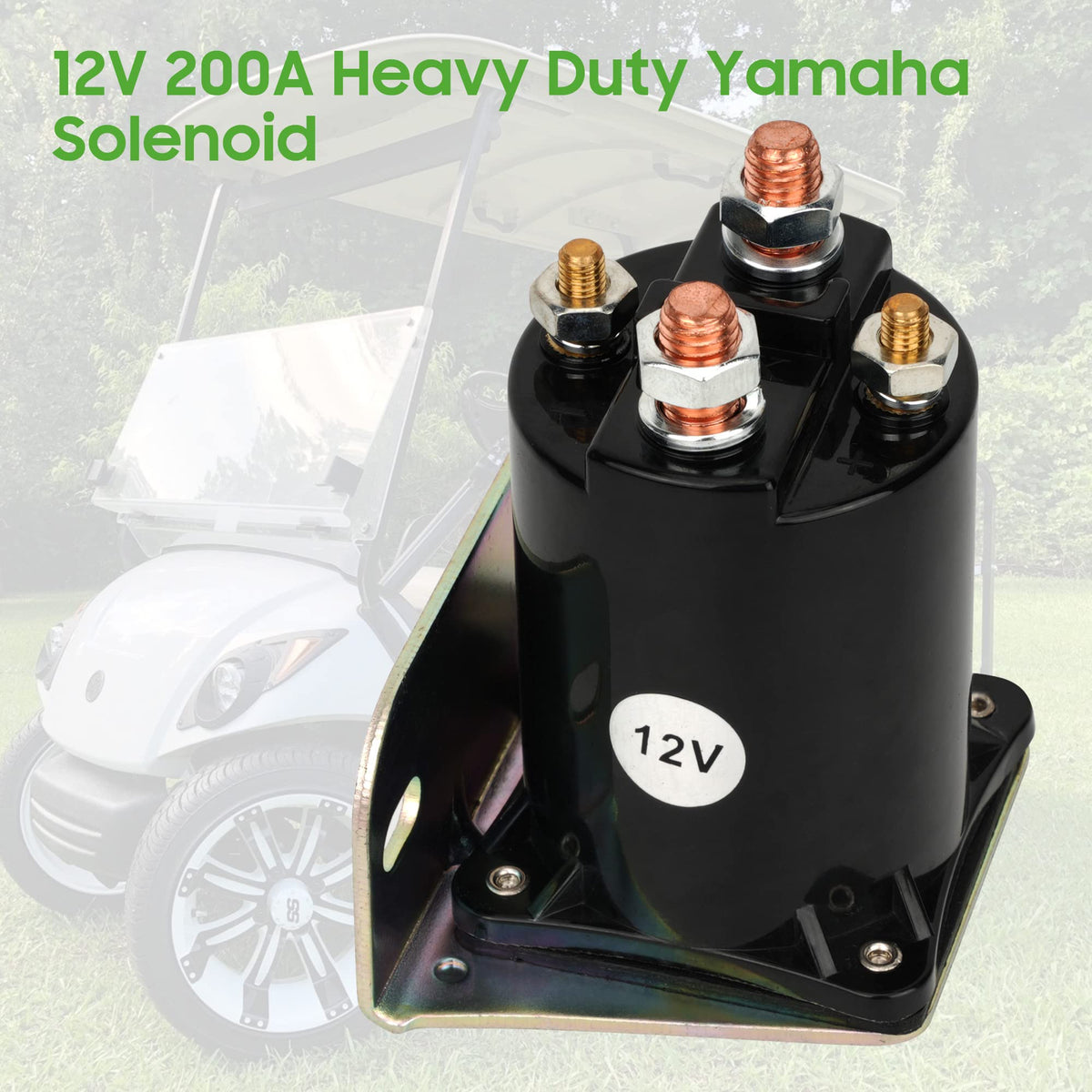 10L0L solenoid rated 200A continuous and 600A peak for demanding starts.